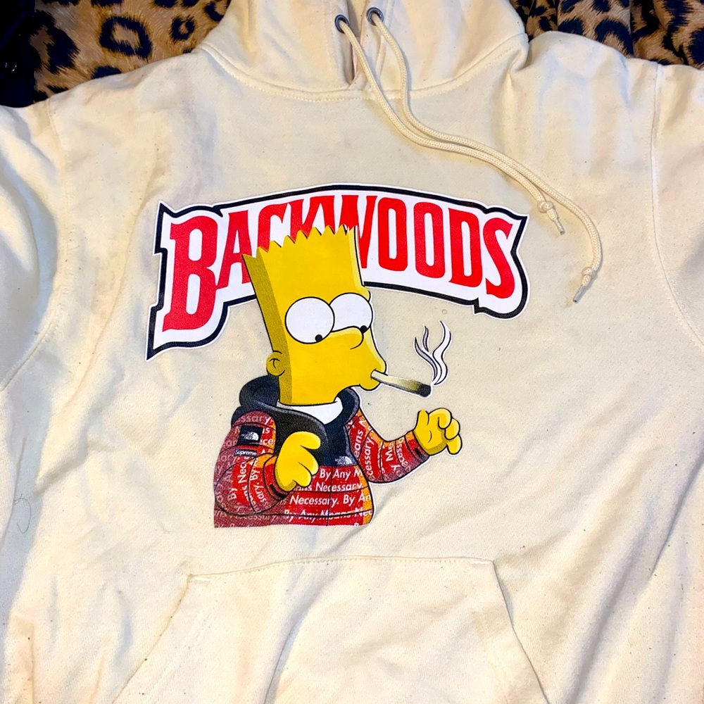 This is hoodie i got at a little store in myrtle beach! It has Bart Simpson